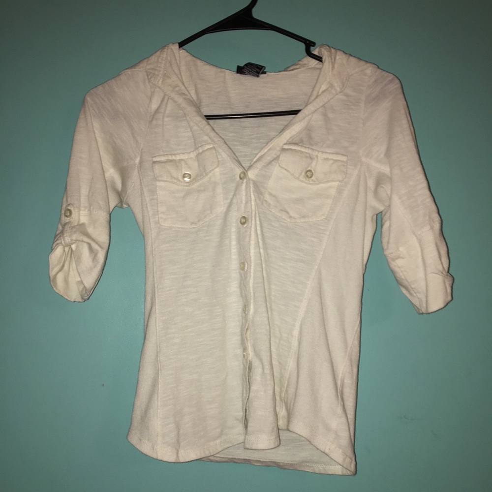 Rue 21 half sleeve button up
